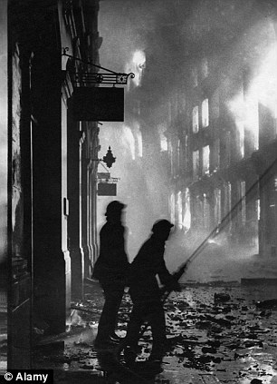 In the imagining of Whitehall imagining of World War Three, several British towns are bombed from the air just like in the Second World War